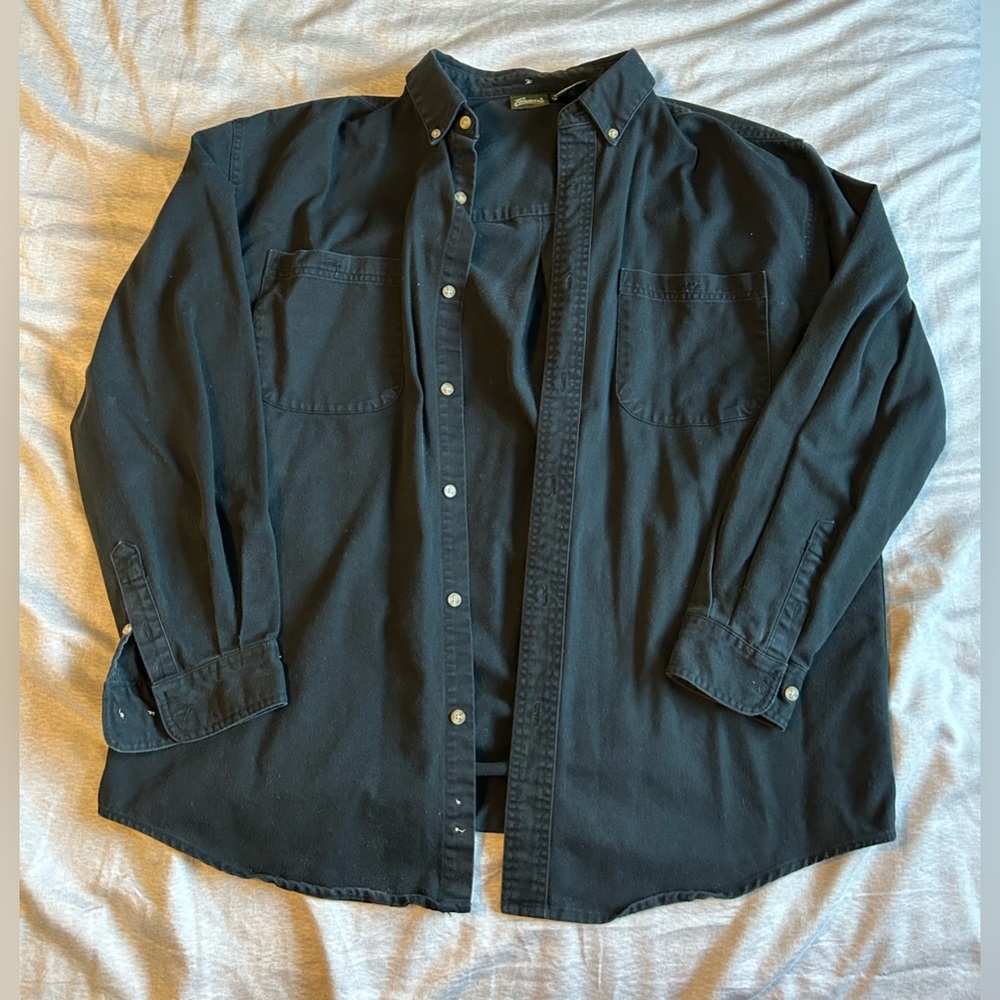 ⭐️ 4/$10 Penman’s Black Button Up
